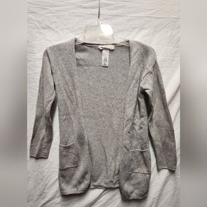 LOGG Gray Girl's Open Front Cardigan 8-10Y
